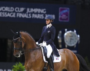 Yvonne Losos de Muniz and Foco Loco W at the 2018 World Cup Finals in Paris :: Photo © Astrid Appels