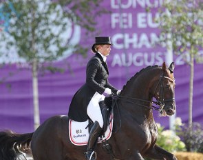 Anna Kasprzak and Donnperignon at the 2017 European Dressage Championships in Gothenburg :: Photo © Astrid Appels