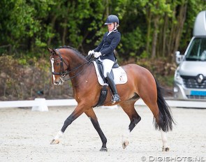 Linda Kouwenhoven and Floyd at the 2017 CDN Exloo :: Photo © Digishots