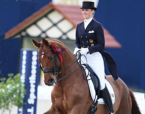 Fabienne Lutkemeier and D'Agostino at the 2018 CDI Hagen :: Photo © Astrid Appels