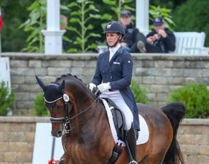 Jennifer Williams at the 2018 U.S. Dressage Championships :: Photo © Sue Stickle