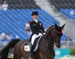 Jessica von Bredow-Werndl and Dalera BB at the 2018 World Equestrian Games :: Photo © Astrid Appels