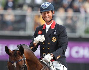 Carl Hester and Nip Tuck finished 5th in the Kur at the 2017 European Championships :: Photo © Astrid Appels