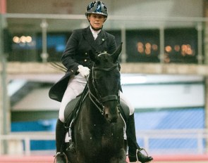 Heike Holstein and Sambuca at the 2018 Irish Dressage Championships :: Photo © Credit Sagittarianphotography