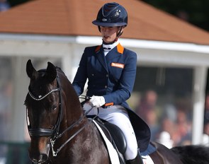 Katja Gevers and Thriller at the 2018 CDIO Compiègne :: Photo © Astrid Appels
