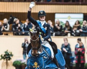 Malin Nilsson and Foreign Affair at the 2018 CDI Flyinge :: Photo © Filip Gustafsson