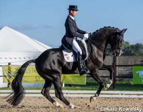 Benjamin Werndl and Daily Mirror win the World Cup Qualifier at the 2018 CDI-W Fot :: Photo © Lukasz Kowalski
