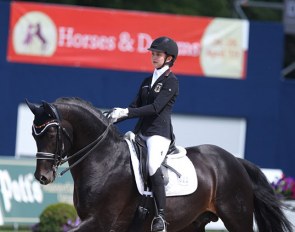 Henriette Schmidt and Rocky's Sunshine at the 2018 CDIO-J Hagen :: Photo © Astrid Appels