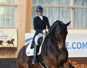 Sarah Millis and Behroez at the 2018 CDI Le Mans :: Photo © Le Mans