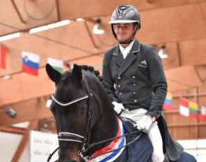 Corentin Pottier and Gotilas win the 2018 French 7-year old Championship :: Photo © Le Mans