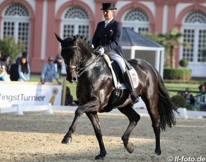 Renate Gohr-Bimmel and San Coco di Amore at the 2018 CDN Wiesbaden :: Photo © LL-foto