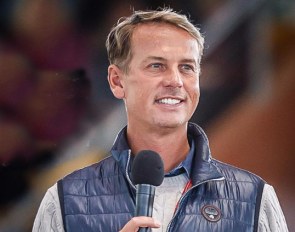 Carl Hester at the 2018 CDI Brisbane :: Photo © Stephen Mowbray
