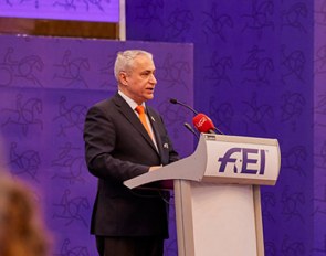 Ingmar de Vos at the 2018 FEI General Assembly :: Photo © FEI