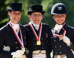 Wientzek-Plage, Aerne-Caliezi, Wettstein on the podium at the 2018 Swiss Grand Prix Championships :: Photo © Sepiphot.com