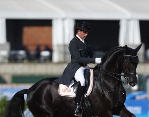 Severo Jurado Lopez and Deep Impact at the 2018 World Equestrian Games :: Photo © Astrid Appels