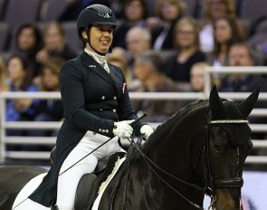 Amanda Johnson on Foley in a demo ride at the 2017 World Cup Finals in Omaha :: Photo © Astrid Appels