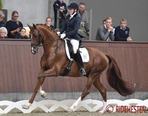 Nanna Skodborg Merrald and Blue Hors Zirrus at the 2018 CDN Brande :: Photo © Ridehesten