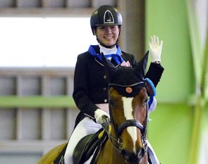 Yuri Yoshida and Engbjerggaards Ballestino win the 2018 CDI Gotemba :: Photo © Japan Eq. Fed