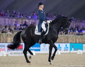 Hans Peter Minderhoud and Dream Boy at the 2018 CDI-W Mechelen :: Photo © Dirk Caremans