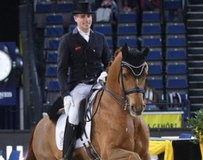 Frederic Wandres and Duke of Britain at the 2018 CDI-W Stuttgart :: Photo © LL-foto