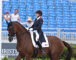 Brittany Fraser-Beaulieu and All In at the 2018 World Equestrian Games :: Photo © Astrid Appels