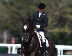Susan Pape and Scuderia at the 2017 CDN Wellington :: Photo © Astrid Appels