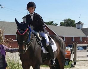 Megan Peterson on Amoretto at the 2018 Dressage at Devon