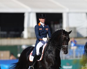 Edward Gal and Zonik at the 2018 World Equestrian Games :: Photo © Astrid Appels