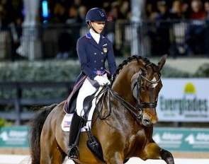 Laura Graves and Verdades at the 2019 CDI-W Wellington :: Photo © Sue Stickle