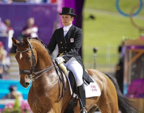 Lisbet Seierskilde and Jonstrupgaardens Raneur at the 2012 Olympic Games :: Photo © Astrid Appels