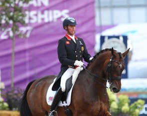 Carl Hester and Nip Tuck at the 2017 European Championships :: Photo © Astrid Appels
