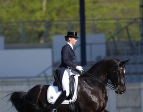 Fabienne Lutkemeier and Fiero at the 2018 CDI Aachen Dressage Days :: Photo © Astrid Appels