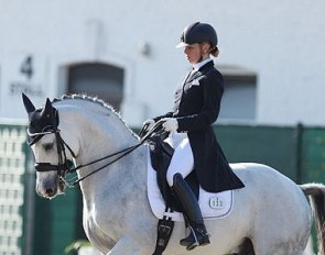 Katrien Verreet competing at the 2018 Aachen Dressage Days :: Photo © Astrid Appels