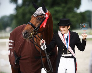 Iva Jurak Lukicic is the 2018 Croatian Dressage Champion in the senior division :: Photo © Lidija Novkovic