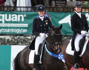 Ashley Holzer and Valentine at the 2019 CDI Wellington :: Photo © Astrid Appels