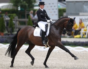 Bernadette Brune and Diary Dream OLD at the 2017 CDIO Aachen :: Photo © Astrid Appels