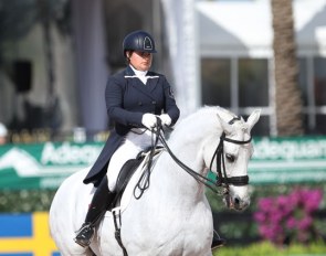 Tanya Strasser and Renaissance Tyme at the 2018 CDI Wellington :: Photo © Astrid Appels