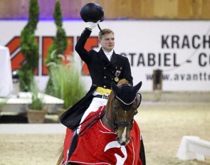 Nicolas Wagner and Quater Back Junior Win the Grand Prix and Special at the 2019 CDI Lier :: Photo © Astrid Appels