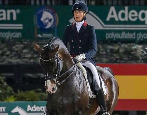 Charlotte Jorst and Nintendo at the 2019 CDI-W Wellington :: Photo © Sue Stickle
