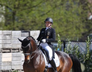 Anna Christina Abbelen and Henny Hennessy at the 2019 CDI SInt-Truiden :: Photo © Astrid Appels