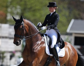 Morgan Barbançon Mestre and Bolero at the 2019 CDI Sint-Truiden :: Photo © Astrid Appels
