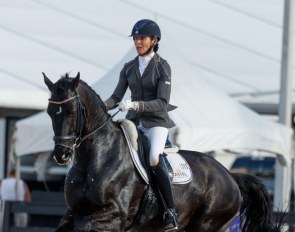 Charlotte Jorst and Zhaplin Langholt at the 2019 CDN Wellington :: Photo © Lily Forado