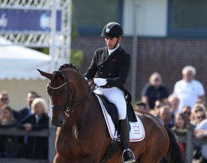 Severo Jurado Lopez and Fiontini at the 2017 World Young Horse Championships :: Photo © Astrid Appels