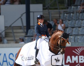 Jeanine Nieuwenhuis and TC Athene won the 2018 CDIO-U25 Aachen :: Photo © Astrid Apples