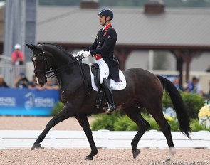 Spencer Wilton and Super Nova at the 2018 World Equestrian Games :: Photo © Astrid Appels