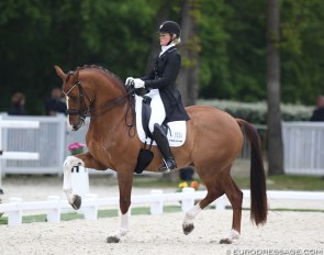 Malin Wahlkamp-Nilsson and Eddieni win the 3* Grand Prix at the 2019 CDIO Compiègne :: Photo © Astrid Appels