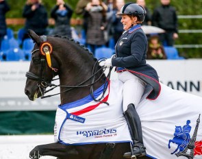 Shelly Francis and Danilo won the Grand Prix Kur to Music at the 2019 CDI Hagen in April :: Photo © Petra Kerschbaum