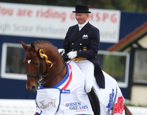Hubertus Schmidt and Denoix at the 2019 CDI Hagen :: Photo © Astrid Appels