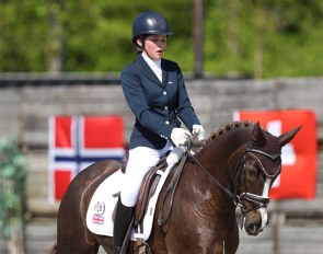 Steffi Tomlinson on Vivassa at the 2019 CDI Sint-Truiden :: Photo © Astrid Appels