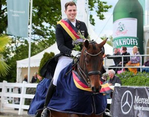 Frederic Wandres and Westminster win the 2019 German Professional Dressage Riders Championship :: Photo © LL-foto